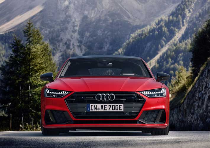 2021 audi a7 55 tfsi e is a svelte plug in hybrid priced from 75895 2