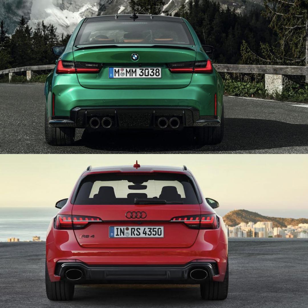 G80 BMW M3 vs Audi RS4 Avant 2 of 4