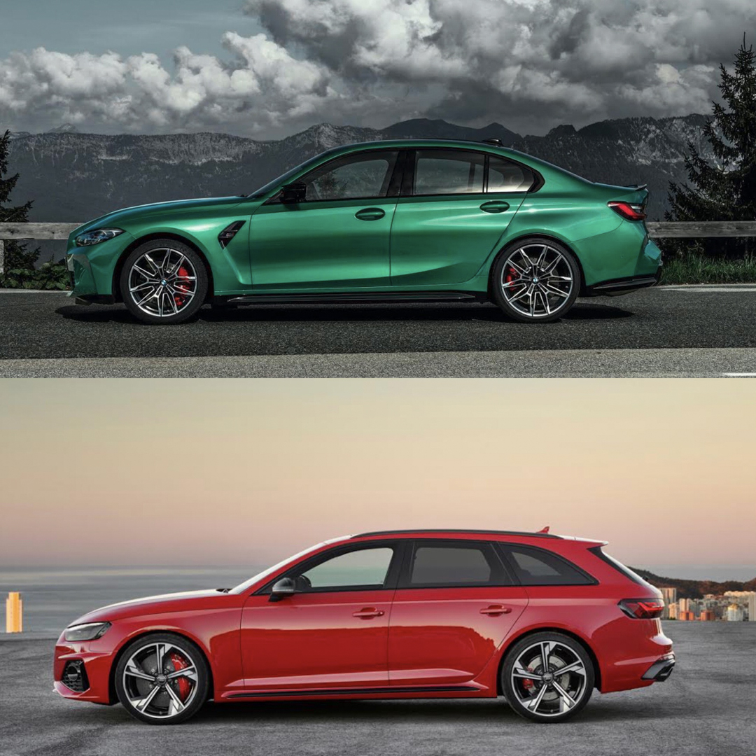 G80 BMW M3 vs Audi RS4 Avant 4 of 4