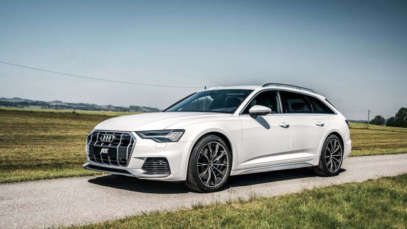 abt audi a6 allroad tune makes the new wagon even more tempting