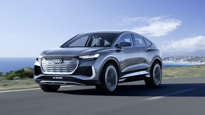 audi q4 sportback e tron concept revealed