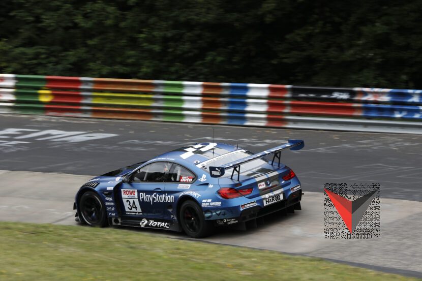 bmw makes triumphant return to real life racing on nurburgring