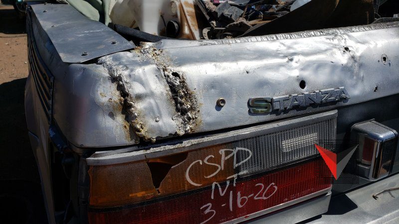 junkyard gem 1985 nissan stanzamino backyard built pickup 1